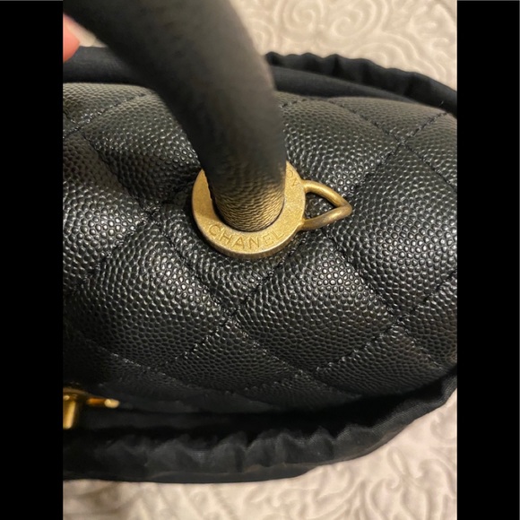 SOLD Chanel Mini Coco Handle - Picture 14 of 15